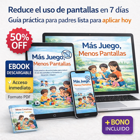 Mas Juegos Menos Pantallas + BONO de Regalo